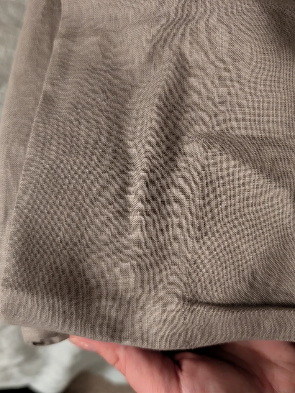 Quince 100% European Linen Curtain Panel 96